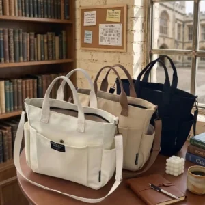 3 sac de cours pour femme en bibliotheque